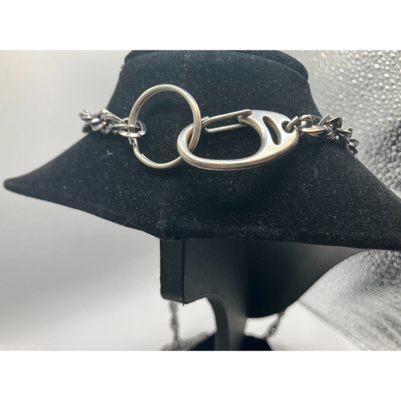 Vintage St Labre Indians Twisting Silver-Tone Chain 31.75 Inch Necklace! - Picture 7 of 9